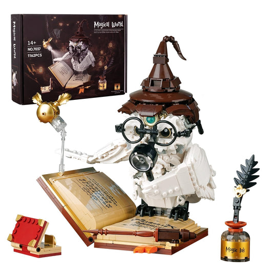 Magic World Owl Building Blocks Set