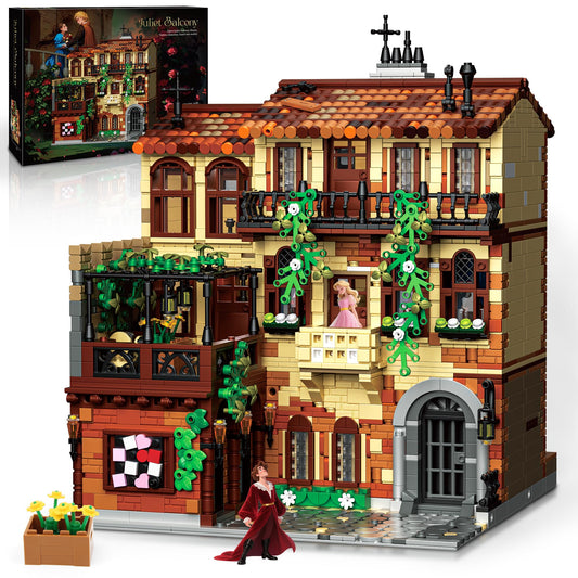 Juliet Balcony House Building Blocks Set