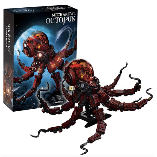 Octopus Building Blocks Set, 882PCS Mechanical Model Building Kit