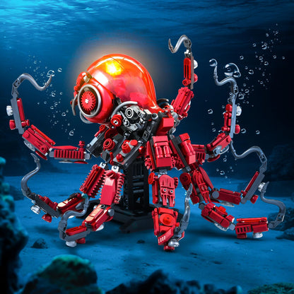 Mechanical Octopus Building Blocks Set