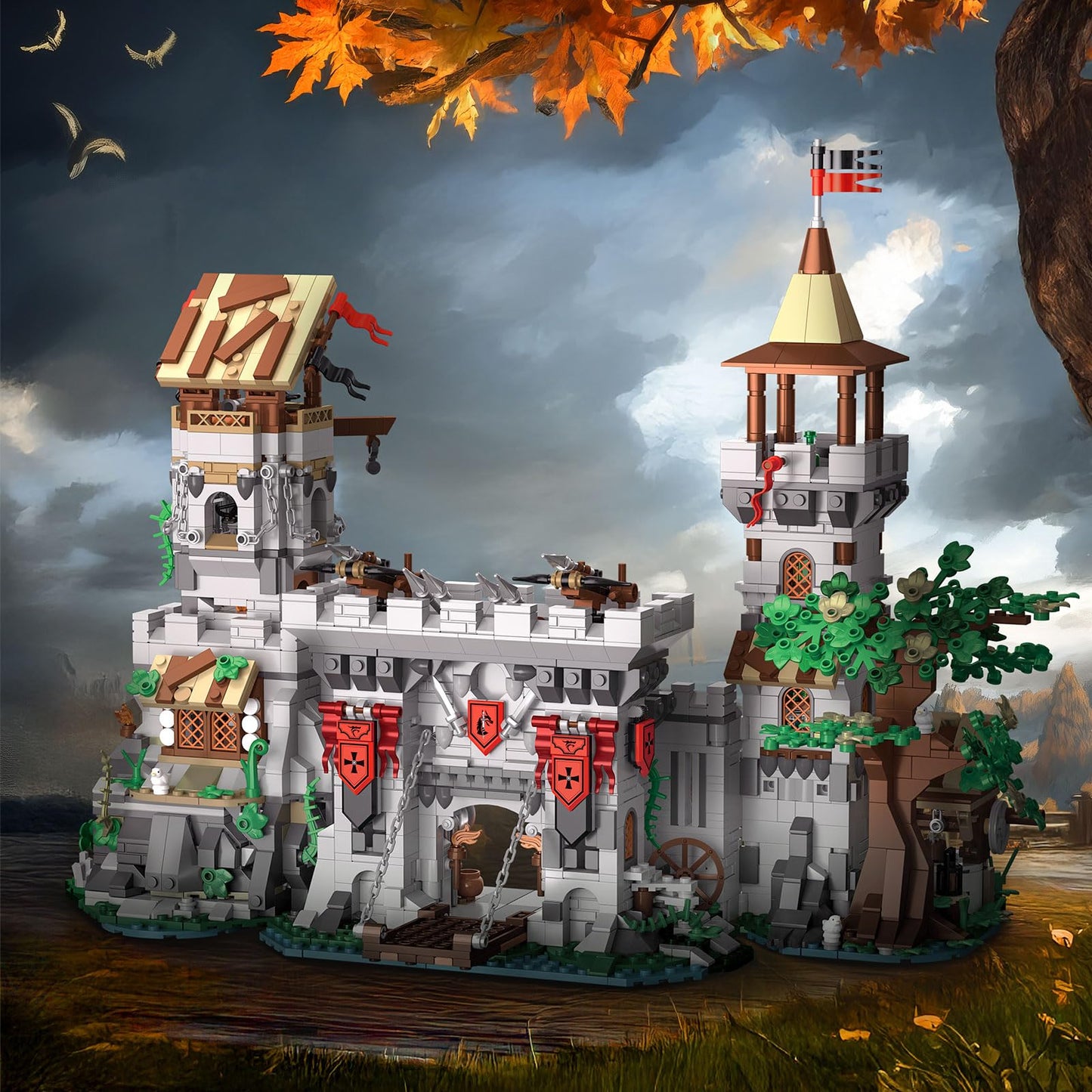 Holy Spirit Knight's Fortress Building Blocks Set
