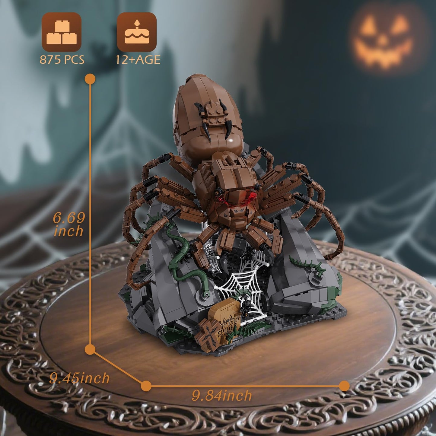 Eight Eyed Spider Building Blocks Set