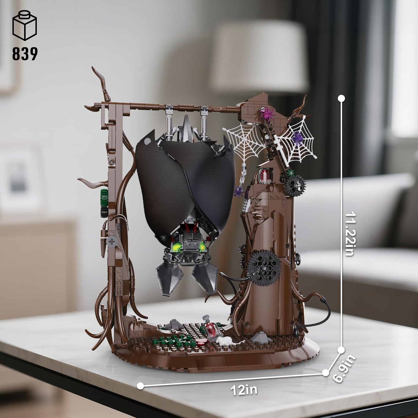 2 in 1 Mechanical Bat Building Blocks Set