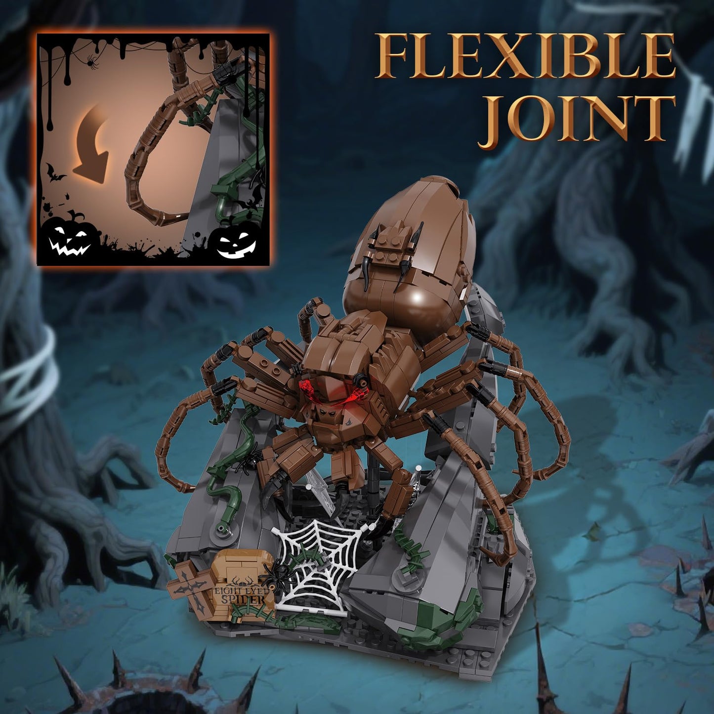 Eight Eyed Spider Building Blocks Set