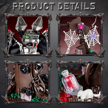2 in 1 Mechanical Bat Building Blocks Set