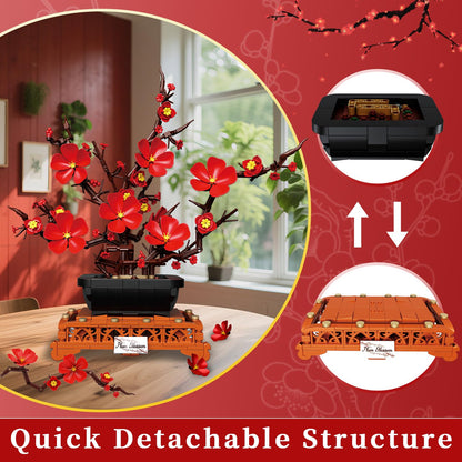 Plum Blossom Building Blocks Set