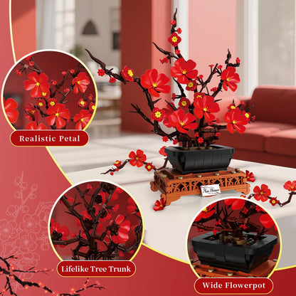 Plum Blossom Building Blocks Set