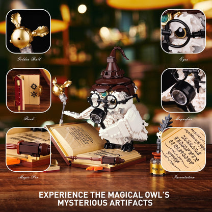 Magic World Owl Building Blocks Set