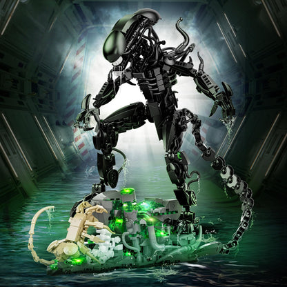 Alien Monster Building Blocks Set