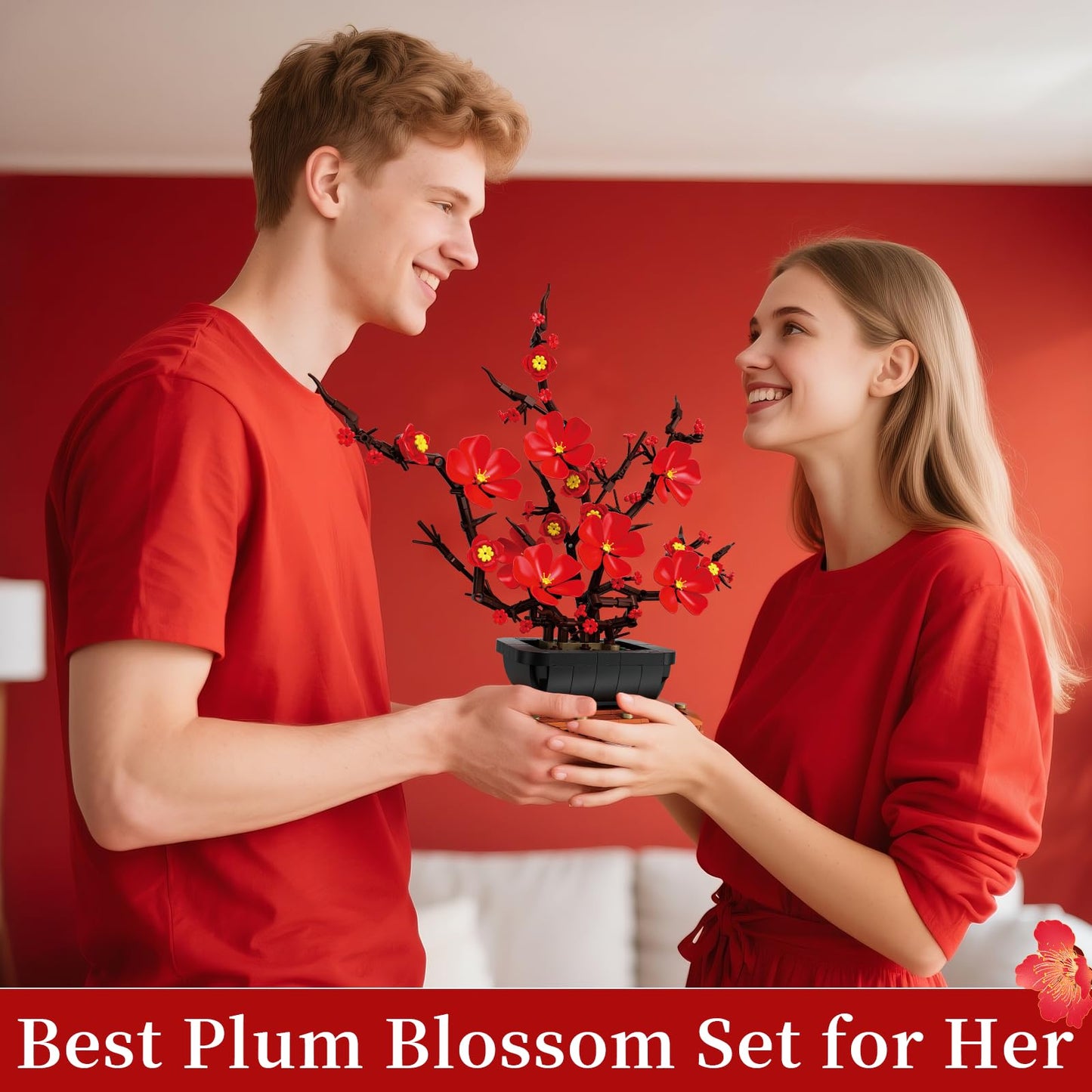 Plum Blossom Building Blocks Set