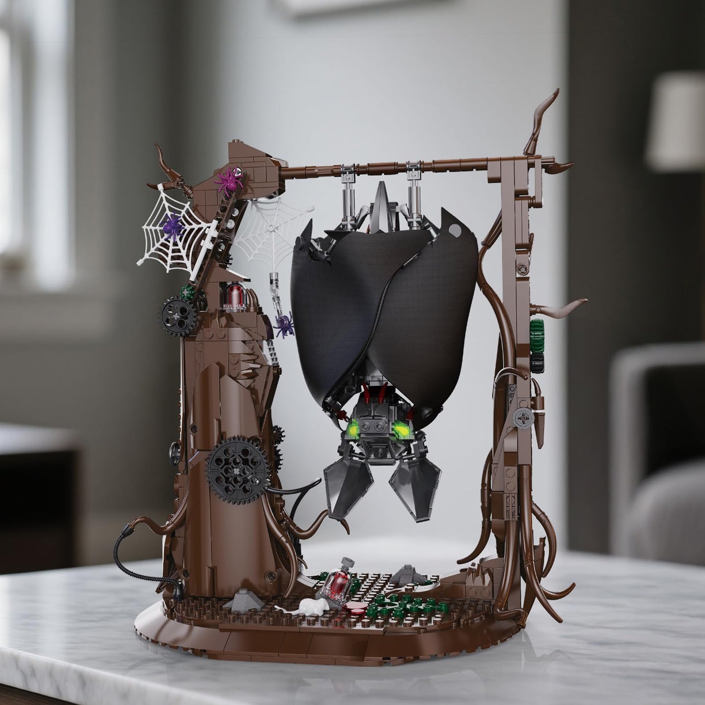 2 in 1 Mechanical Bat Building Blocks Set