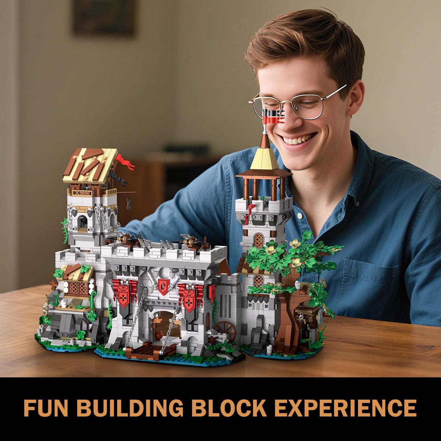 Holy Spirit Knight's Fortress Building Blocks Set