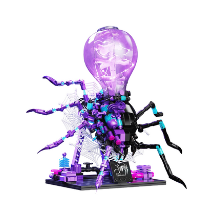 Mechanical Spider Blocks Kit Toy with Light