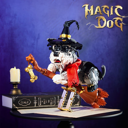 Adorable Wizard Dog Model Toy Kit